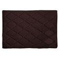 Java Brown Solid Color Bath Rug (17"x24")